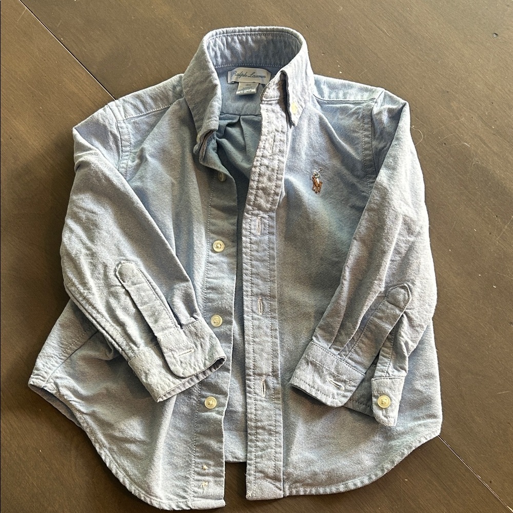 Ralph Lauren Sky Blue Button-Up Shirt